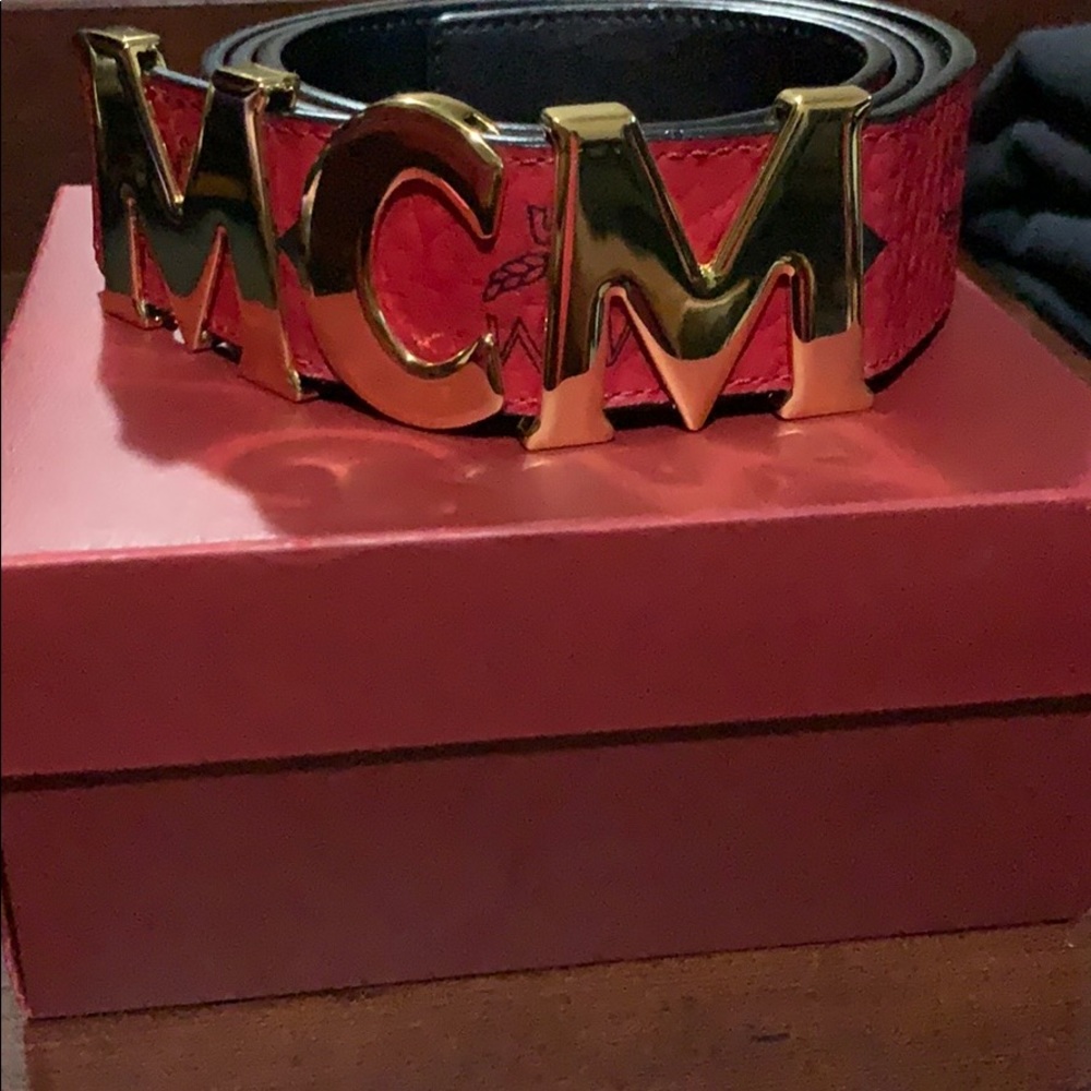 Authentic MCM belt